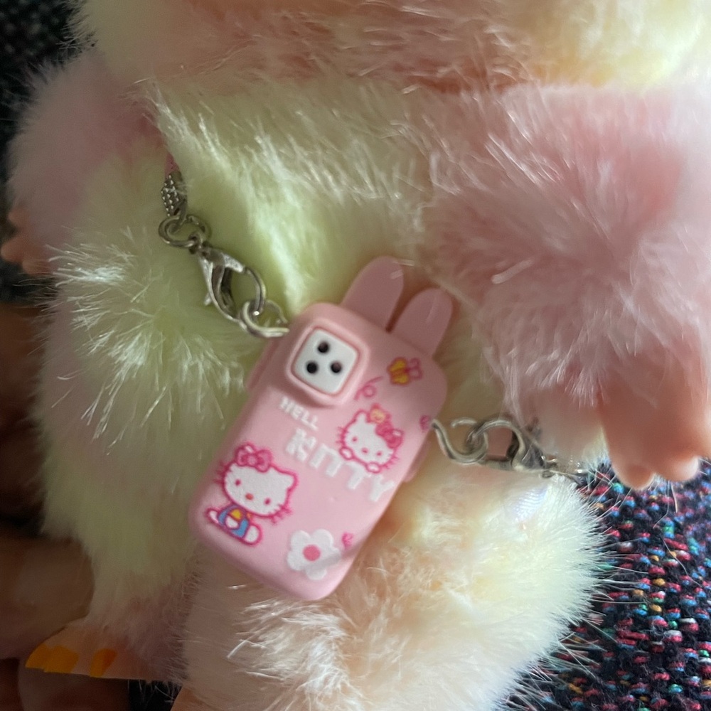 Hello Kitty Pink crossbody phone. Fits lababus